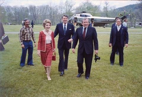 Arrival for Dinner at Howard Baker's Residence