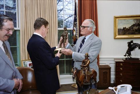 President with Barry Goldwater