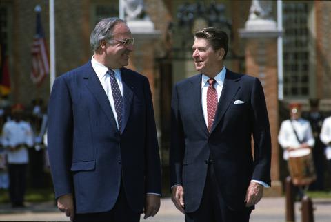 Williamsburg Economic Summit, Chancellor Helmut Kohl of Federal Republic of Germany