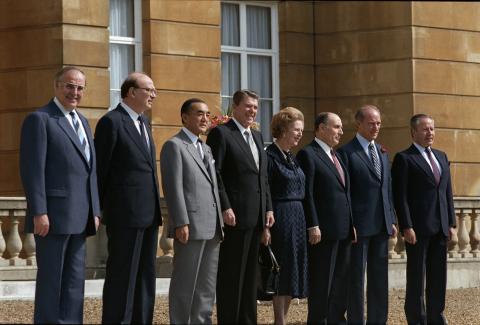 Trip to United Kingdom, Photo Op. With G-7 leaders