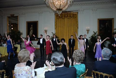 State Visit of Grand Duke Jean of Luxembourg, Entertainment by Twyla Tharp Dance Company