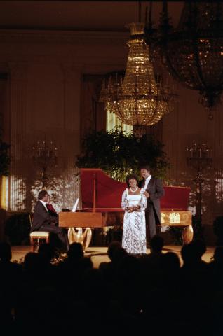 Gregg Baker, Grace Bumbry entertaining