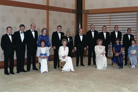 Photo Opportunity at Formal Dinner in Tokyo, Japan