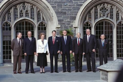 G-7 Economic Summit, Photo Op. of G-7 Heads of State