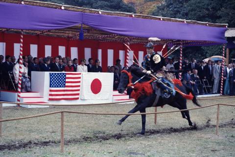  Horseback Archery Event Yabusame Field