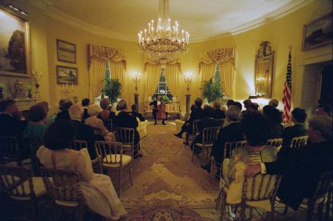 Performance by Yo-Yo Ma at Working visit of Crown Prince Akihito of Japan, private dinner