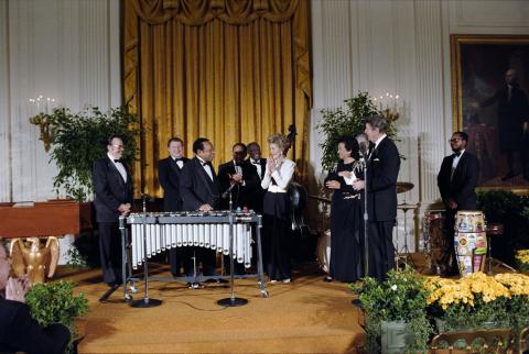 Lionel Hampton performing State Visit of President Jose Napoleon Duarte of El Salvador