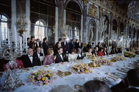 President dinner with G-7 leaders at Grand Trianon Palace Versailles, France
