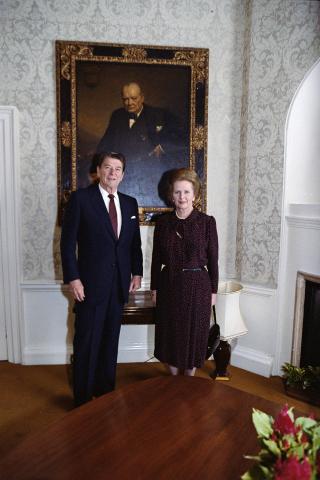 Meeting with Prime Minister Thatcher at 10 Downing Street