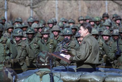 Trip to Republic of Korea, Visit to the DMZ, Remarks to troops