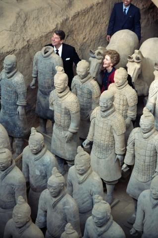 Trip to Peoples Republic of China, Visit to Xi'an Exhibition Hall