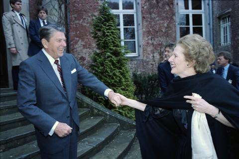 Bilateral meeting with Prime Minister Margaret Thatcher