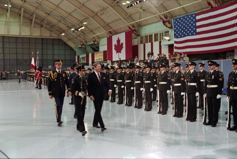 Arrival Ceremony in Ottawa, Canada