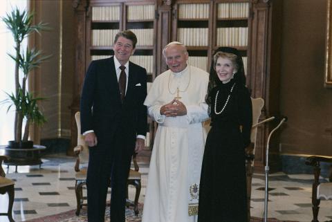 Trip to Italy, Visit with The Pope in the Library, Photo Ops.
