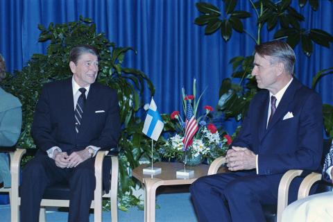 Trip to Finland, Meeting with President Mauno Henrik Koivisto