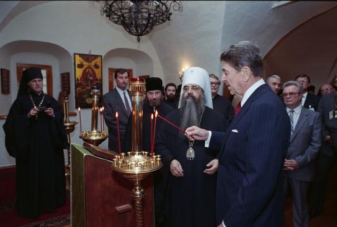 Trip to USSR for Moscow Summit, Visit to Danilov Monastery