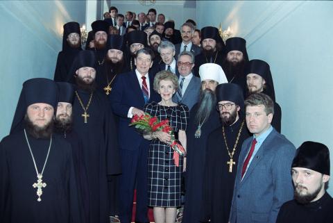 Trip to USSR for Moscow Summit, Visit to Danilov Monastery