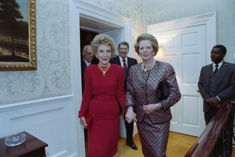 Trip to United Kingdom, Dinner at 10 Downing street with Margaret Thatcher