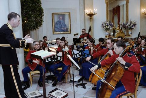 Marine band at the Reception for Republican Eagles