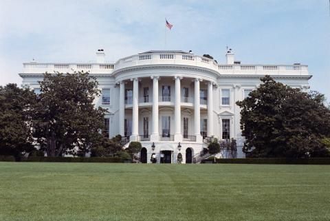 View of White House South Portico