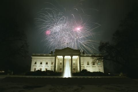 Prelude Pageant Gala to the Inaugural, Fireworks over White House