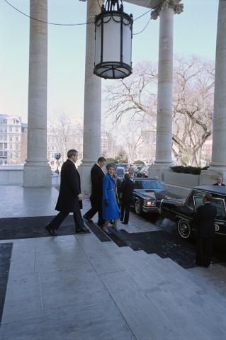 Departure via Limousine for Inaugural Band Concert at Capital Centre