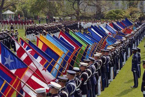 State Visit of Prime Minister Brian Mulroney of Canada, Arrival Ceremony