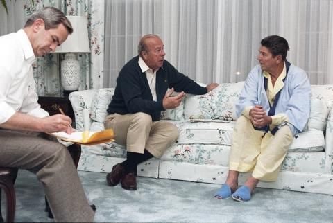 Early morning meeting with Robert McFarlane and George Shultz regarding Situation in Grenada