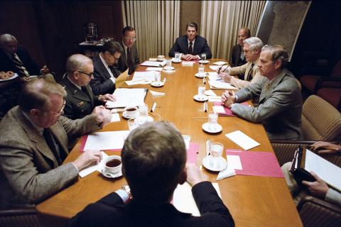 Meeting with Senior Staff for National Security Planning Group Meeting