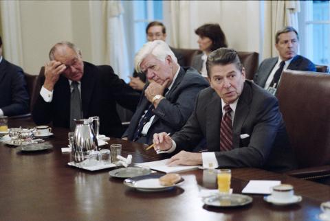 Meeting to discuss the situation in Grenada with a group of bipartisan members of congress