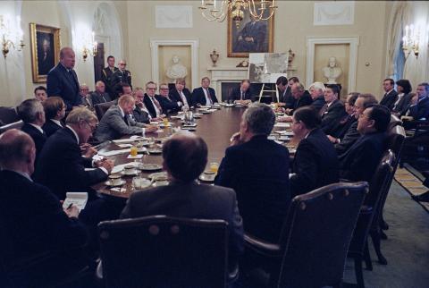 Meeting to discuss the situation in Grenada with a group of bipartisan members of congress