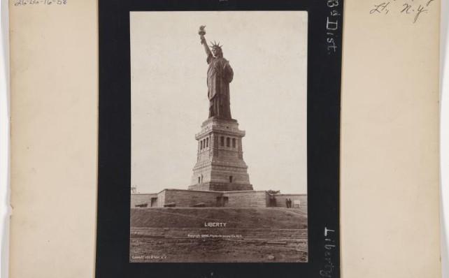 Statue of Liberty light, New York Date: 1886 NY – Statue of Liberty Lighthouses 1855-1933 Record Group 26 Records of the U.S. Coast Guard 1785-2005 NAID: 45701938 