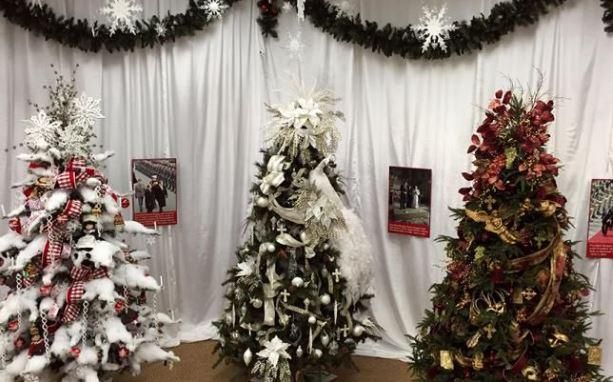 Christmas Trees on exhibit at the Reagan Library