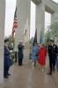 Nancy Reagan walking with Army Officers and Antoinette de Beranger. Nancy Reagan walking with Army Officers and Antoinette de Beranger.