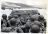 Troops in a Landing Craft Approaching the Coast of France Troops in a Landing Craft Approaching the Coast of France
