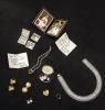 Handwritten letters, historic documents, and personal possessions.