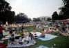 A crowd shot of the July 4th picnic on the South Lawn 07/04/1982  NAID: 404525543