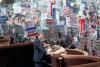 President Ronald Reagan giving his acceptance speech at the Republican National Convention in Dallas, Texas 08/23/1984  NAID: 75853581