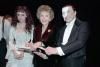 Nancy Reagan meeting the cast after watching a performance of Phantom of the Opera at the Majestic Theatre in New York City 03/22/1988  NAID: 75856017