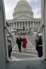 President Ronald Reagan and Nancy Reagan departing the U.S. Capitol 01/20/1989  NAID: 75856487