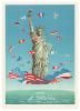 Portfolio Contents (Lithograph), "Centenaire De La Statue De La Liberte" [view 4 of 4] Artifact ID: 1986.00608.01a-k Artists: Michel Dubre, Michel Lacoste, Hugo de Saint-Morland, Eric Schlumberger, Eric Gaudin, and Katia Schmitt Date Made: 1986