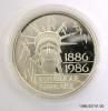 Commemorative Coin, 100 Francs Statue of Liberty (silver) [view 1 of 2] Artifact ID: 1986.00741.05a-b Gifter: François Mitterrand Date: 1986