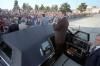 President Ronald Reagan speaking to the crowd from his limousine at Marine Corps Air Station El Toro in Orange County, California 09/02/1984 President Ronald Reagan speaking to the crowd from his limousine at Marine Corps Air Station El Toro in Orange County, California 09/02/1984