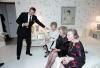 President Ronald Reagan and Nancy Reagan with Marion Jorgensen and an unidentified woman watching the election results at a private dinner at the Jorgensen residence in Los Angeles, California 11/06/1984 President Ronald Reagan and Nancy Reagan with Marion Jorgensen and an unidentified woman watching the election results at a private dinner at the Jorgensen residence in Los Angeles, California 11/06/1984