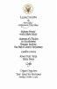 Menu, Luncheon The First Ladies’ Conference on Drug Abuse The United Nations Monday, 10/21/1985 Faulkner, Linda: Files OA 13779 10/21/1985-10/24/1985, U.N. General Assembly 40th Anniversary – New York City – First Ladies Lunch 10/21/1985 (1 of 2)