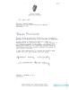 Letter, From: Charles J. Haughey, T.D., Taoiseach, To: The Hon. Ronald Reagan, President of the United States of America, WHORM Subject File CO073 (Countries: Ireland) case file 478303 Letter, From: Charles J. Haughey, T.D., Taoiseach, To: The Hon. Ronald Reagan, President of the United States of America, WHORM Subject File CO073 (Countries: Ireland) case file 478303