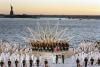 Opening ceremonies of the Statue of Liberty Centennial Celebration on Governors Island in New York Harbor 07/03/1986