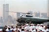 Marine One landing on the USS John F. Kennedy 07/04/1986 NAID: 276564367