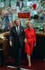 President Ronald Reagan and Nancy Reagan at the 1984 Republican National Convention in Dallas, Texas 08/23/1984 