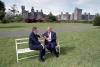 President Ronald Reagan talking to Secretary of State George Shultz outside Ashford Castle in Ireland, 06/02/1984, NAID: 276563877 President Ronald Reagan talking to Secretary of State George Shultz outside Ashford Castle in Ireland, 06/02/1984, NAID: 276563877